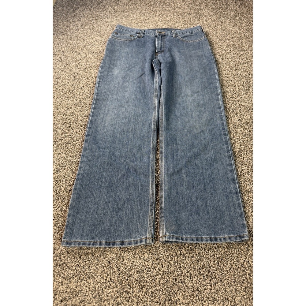 Carhartt Men's Holter Relaxed Fit Jeans Size 34x30 Blue Workwear
